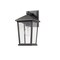 Z-Lite Beacon 1 Light Outdoor Wall Sconce, Black & Clear Beveled 568S-BK - alternate 3